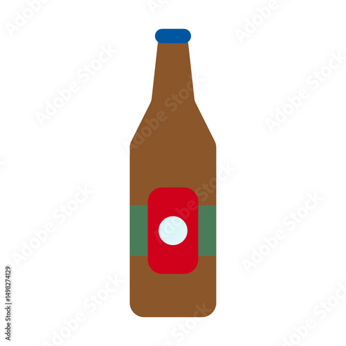 Beer bottle from oktoberfest pack