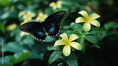 Butterfly mid flight wing beating rapidly rhythmic pattern fast shutter speed 14000s medium telephoto lens freeze motion natural light casting soft shadow creating breathtaking sense of movement grace