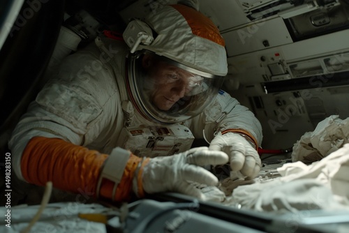 Astronaut finds mirror reflecting version of self that never became human identity split in multiverse