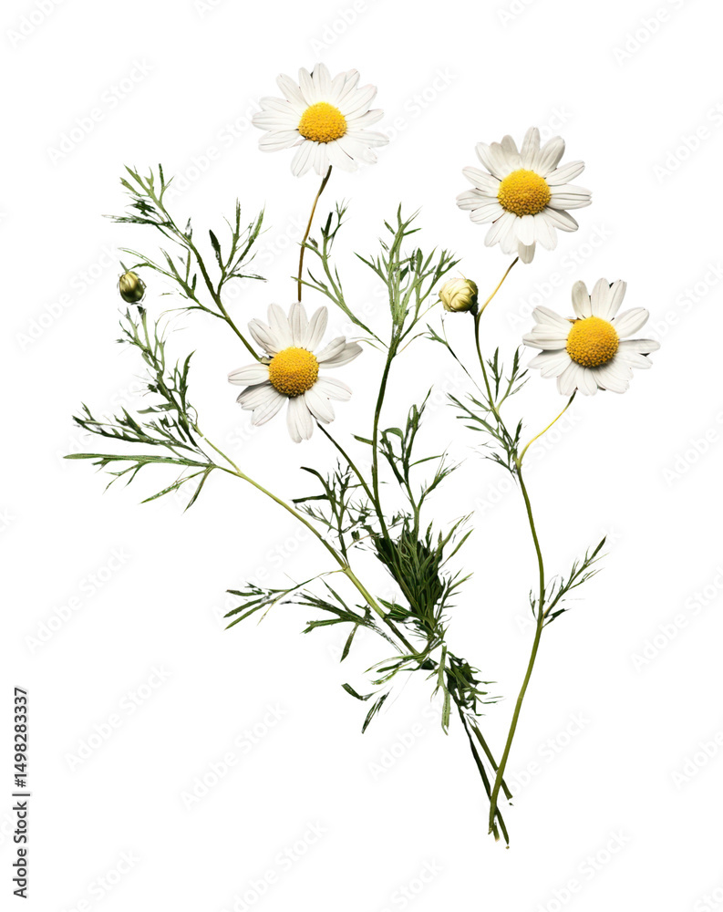 Fototapeta premium PNG Chamomile flower flowers background daisy.