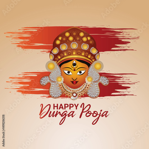 Creative design happy navratri background