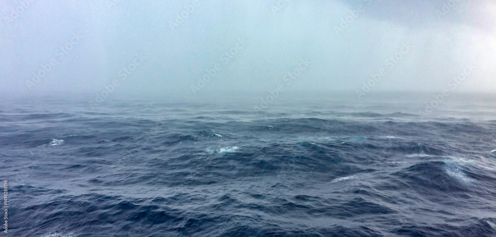 Naklejka premium storm at sea
