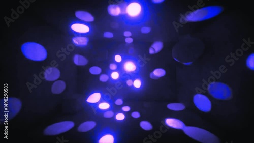 abstract blue background with lights