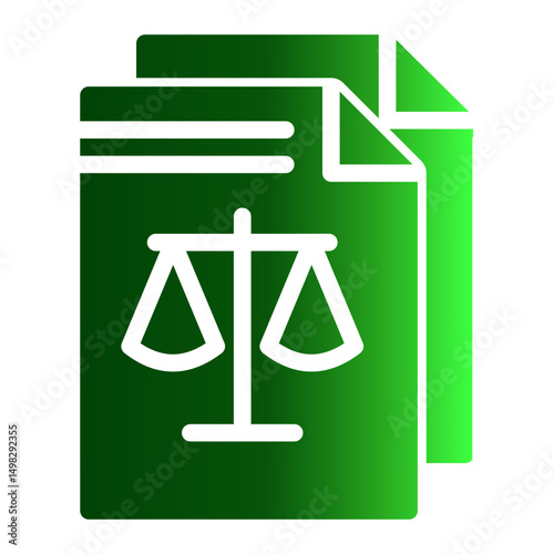 This is Legal icon from the Asset Management icon collection with an Solid Gradient style