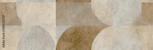 Contemporary cement texture, geometrical design pattern - Seamless , pattern , background , tile