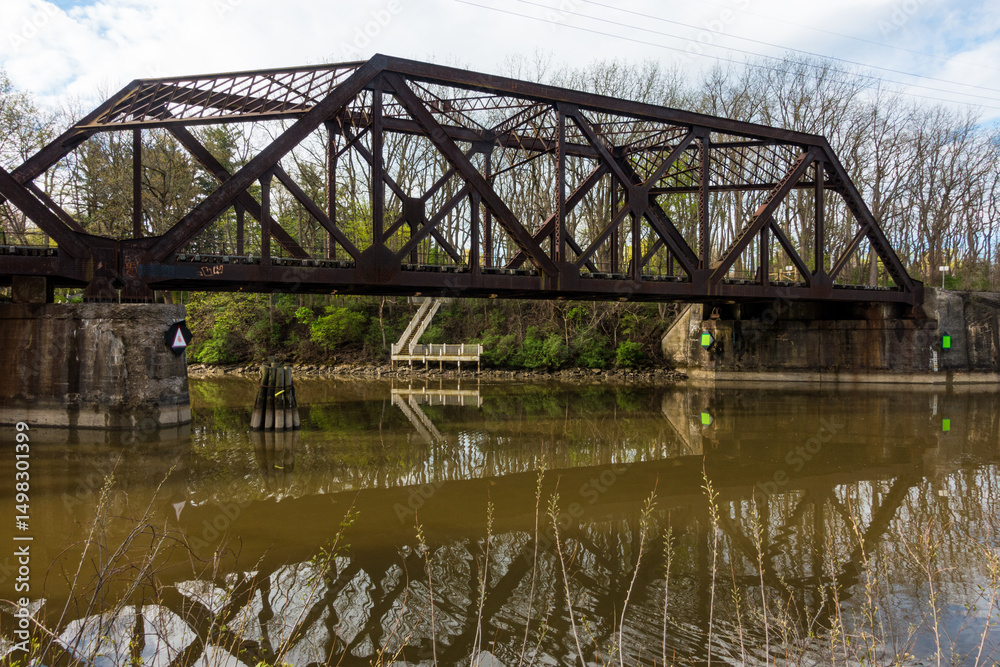 Obraz premium Erie Canal in Pittsford, New York