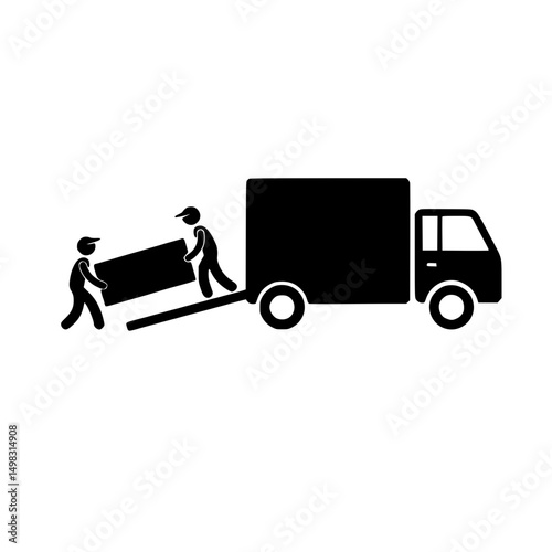 Delivery man furniture pickup and delivery services 