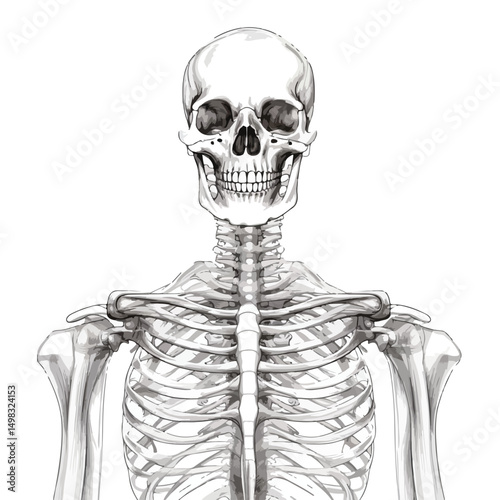 Professional Bone Broken X-ray Stock Vector Illustration for Medical Diagnosis Purposes