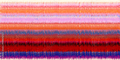 Abstract Washed Digital Watercolor Painting stripe brush seamless pattern background.Boho Camouflage Strokes Tie Dye Batik. Ombre gradient multicolor for surface print ikat gradient tileable wallpaper