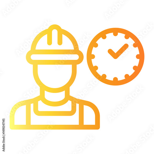 manager Line Gradient Icon
