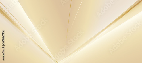 Minimal luxury branding design with golden gradient and gloiwng lines for cosmetic background