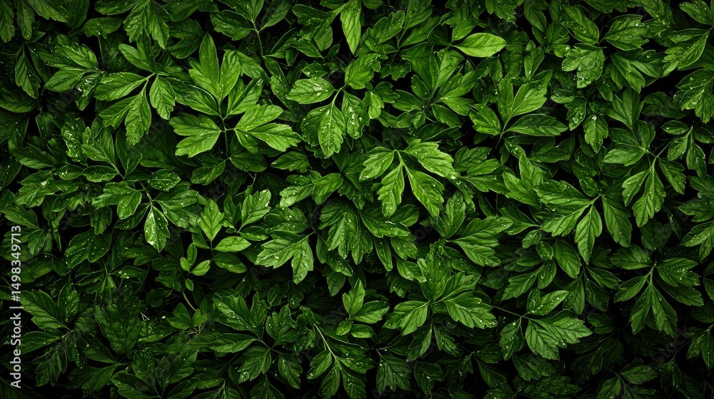 Obraz premium Lush Green Foliage: A Vibrant Display of Nature's Beauty
