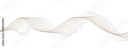 visually striking abstract image featuring golden wavy lines set against a clean white background, ideal for modern design and creative projects.