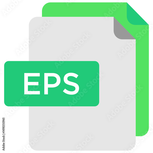 Eps file flat icon