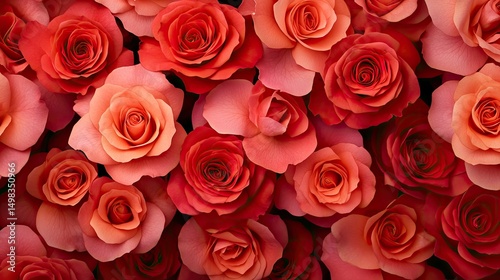 A Stunning Collection of Coral Roses