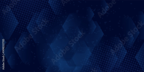 Abstract dot white blue pattern gradient texture technology background.