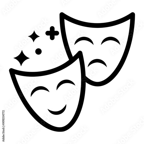 masks Line Icon