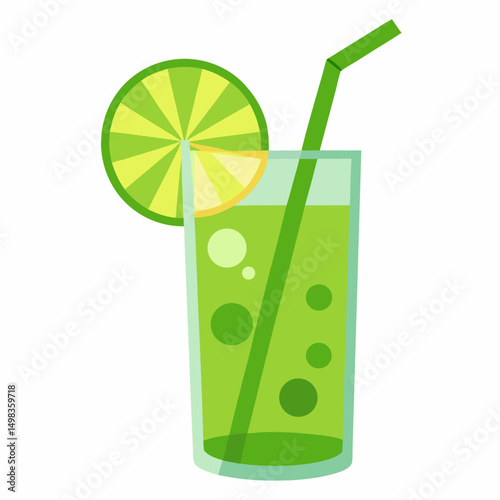 Green cocktails  drink