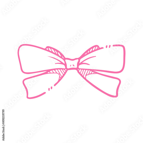 bow ribbon doodle