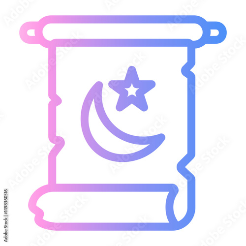 holy Line Gradient Icon