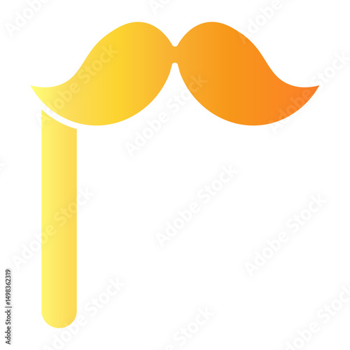moustache Gradient icon