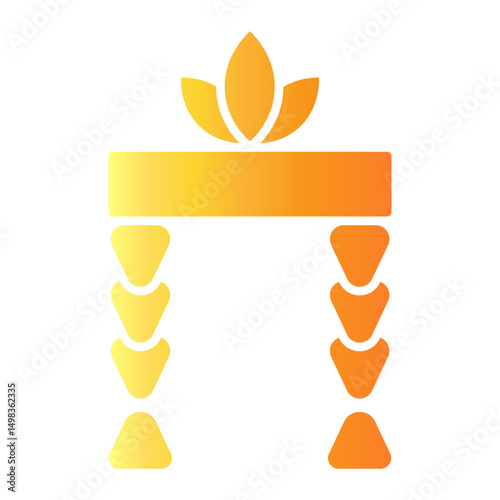 native american Gradient icon