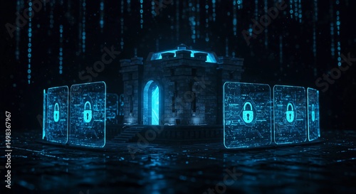 Fortress Protecting Data with Digital Security Locks in Dark Cyberspace