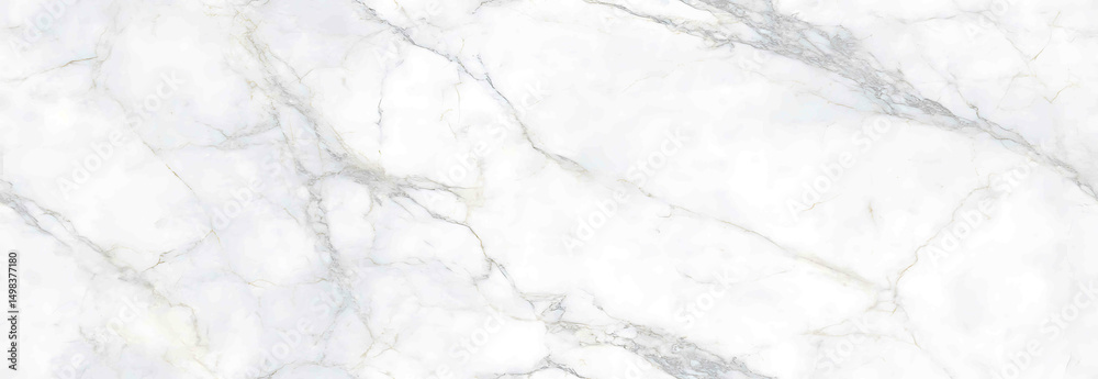 Fototapeta premium Clear, high-quality depiction of a white, natural marble surface texture - Seamless , pattern , background , tile