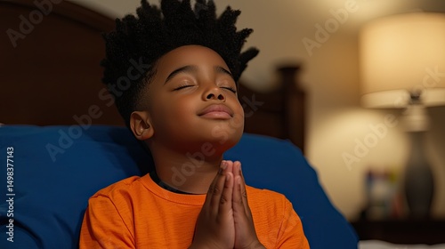 A Young Boy's Evening Prayer