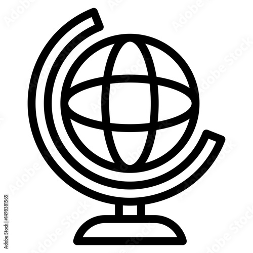 Globe icon vector illustration