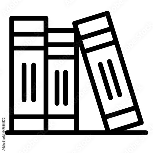 Stack of books icon vector illustration