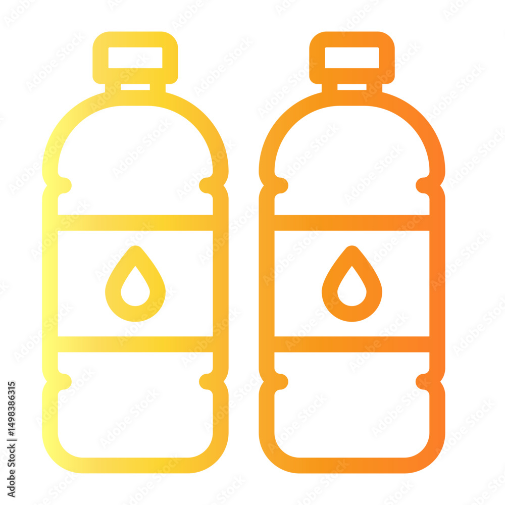 water Line Gradient Icon