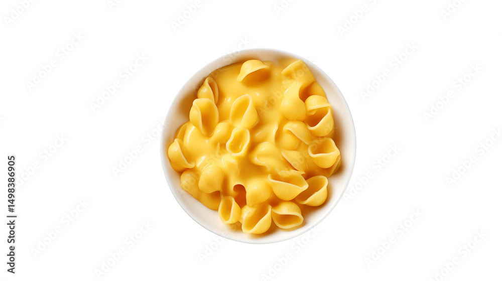 Creamy Mac and Cheese Pasta Dish in White Bowl Delicious Comfort Food Creamy Mac and Cheese Pasta Dish in White Bowl Delicious Comfort Food
