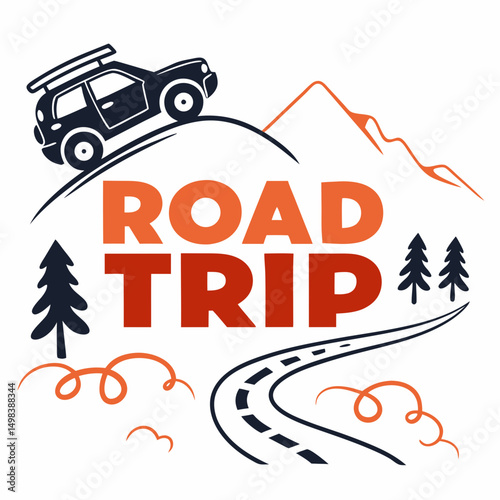 Adventure awaits road trip mountain scenic drive