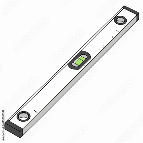 Professional isolated level tool image transparent background