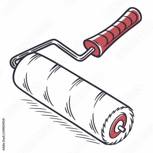 Paint roller tool home improvement renovation decor