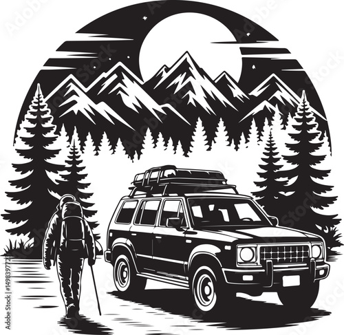 Camping Silhouette Vector – Tent, Campfire, and Nature Elements

Outdoor Camping SVG – Perfect for Adventure & Travel Themes

Rustic Camp Scene Clipart – Hiking and Wilderness Design

Minimalist Campi