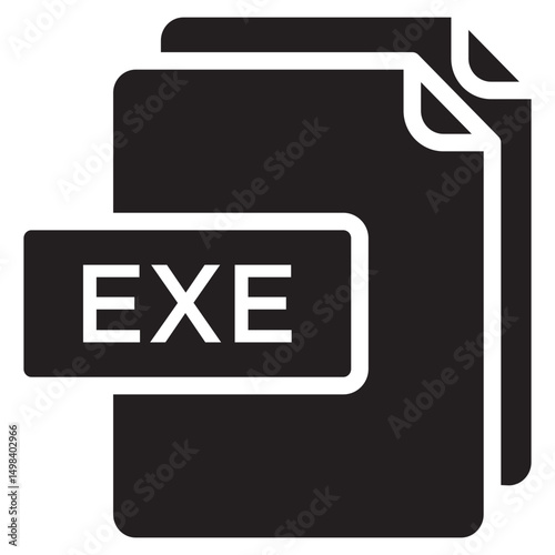 EXE file glyph icon