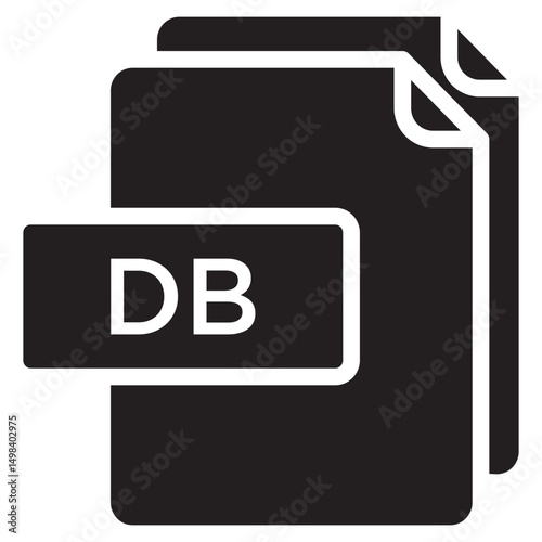 DB file glyph icon