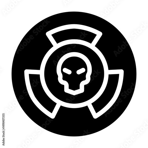 radiation Solid icon