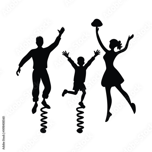 vector jumping family.