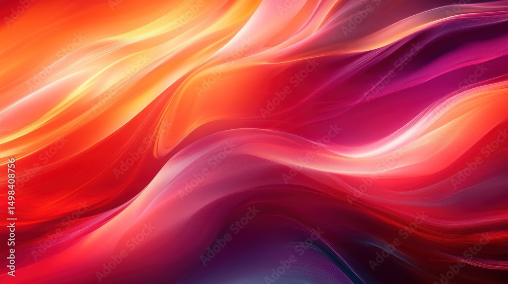 Fototapeta premium Vibrant color flow