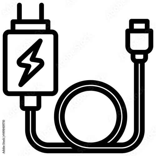 Charging Cable Icon