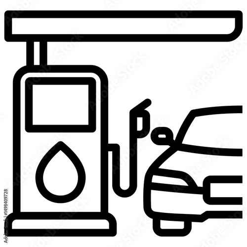 Petrol Station Icon