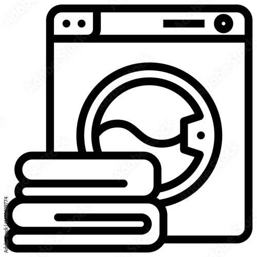 Laundry Service Icon