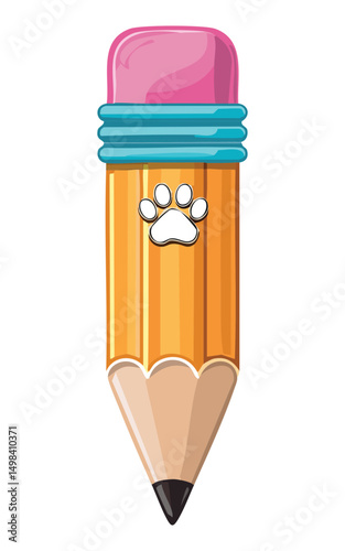 pencil and eraser