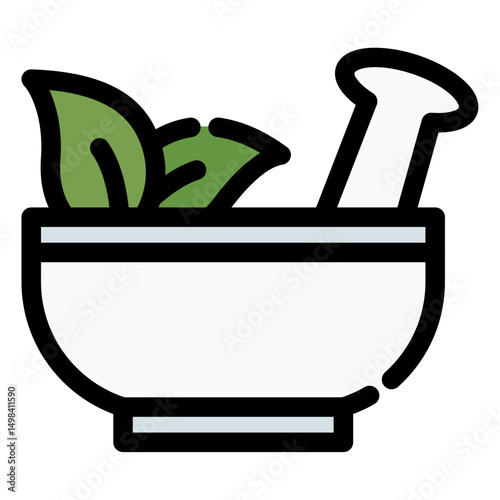 herbal medicine vector icon