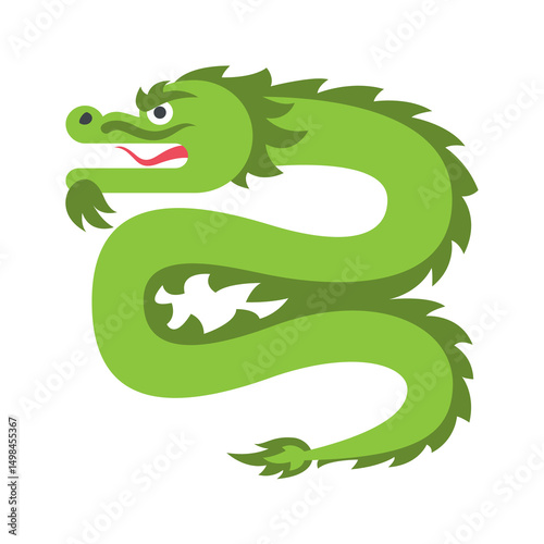 green dragon cartoon