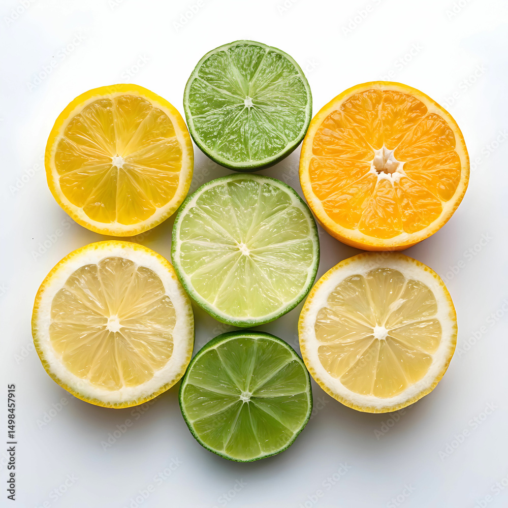 Fototapeta premium raw cross ingredient studio citrus