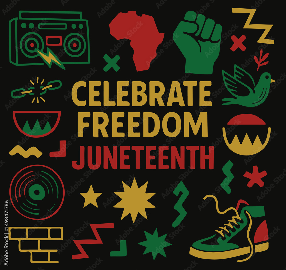 Obraz premium juneteenth